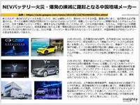 NEVバッテリー火災・爆発の撲滅に躍起となる中国地場メーカーのキャプチャー