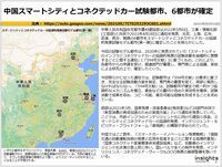 中国スマートシティとコネクテッドカー試験都市、6都市が確定のキャプチャー