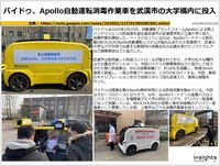 バイドゥ、Apollo自動運転消毒作業車を武漢市の大学構内に投入のキャプチャー
