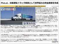 Plus.ai、自動運転トラック新興として世界最大の資金調達を完成のキャプチャー