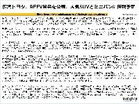 広汽トヨタ、REEV開発を公表、人気SUVとミニバンに搭載予定のキャプチャー