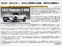 ボルボ・ポルスター、SPAC上場検討と報道、海外IPO規制は？のキャプチャー