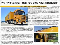 ネット大手Suning、物流トラックのレベル4自動運転実験のキャプチャー