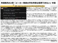 年間販売の2倍「メーカー発表の予約件数は信用できない」中国のキャプチャー