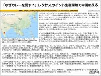「なぜカレーを愛す?」レクサスのインド生産開始で中国の反応のキャプチャー