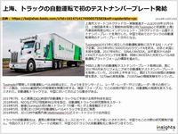 上海、トラックの自動運転で初のテストナンバープレート発給のキャプチャー