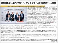 誕生間もない上汽アウディ、アリクラウドとDX協業でMoU締結のキャプチャー