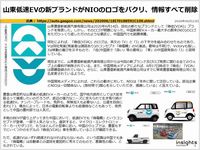 山東低速EVの新ブランドがNIOのロゴをパクリ、情報すべて削除のキャプチャー