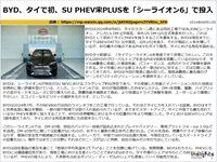 BYD、タイで初、SU PHEV宋PLUSを「シーライオン6」で投入のキャプチャー