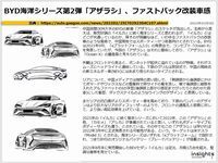 BYD海洋シリーズ第2弾「アザラシ」、ファストバック改装車感のキャプチャー