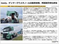 Geely、デンマークでメタノール自動車実験、同国国交相も参加のキャプチャー