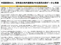 中国新興ROC、初年度の海外展開をPRも販売台数データと乖離のキャプチャー
