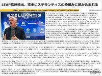 LEAP欧州輸出、完全にステランティスの枠組みに組み込まれるのキャプチャー