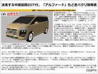 迷走する中国民間ZOTYE、「アルファード」もどきパクリ版発表のキャプチャー