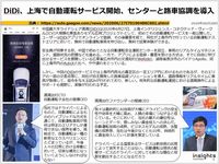 DiDi、上海で自動運転サービス開始、センターと路車協調を導入のキャプチャー