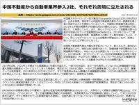 中国不動産から自動車業界参入2社、それぞれ苦境に立たされるのキャプチャー