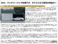NIO、バッテリーパックを値下げ、サブスクより目先の現金か?のキャプチャー