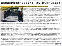 長安啓源の新型はボディタイプ可変、SUV→ピックアップ風にものキャプチャー