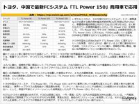 トヨタ、中国で最新FCシステム「TL Power 150」商用車で応用のキャプチャー