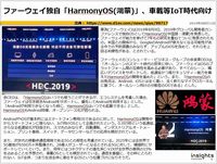 ファーウェイ独自「HarmonyOS(鴻蒙)」、車載等IoT時代向けのキャプチャー