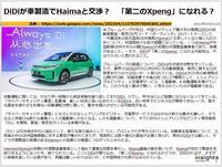 DiDiが車製造でHaimaと交渉？　「第二のXpeng」になれる？のキャプチャー