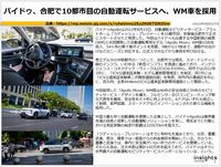 パイドゥ、合肥で10都市目の自動運転サービスへ、WM車を採用のキャプチャー