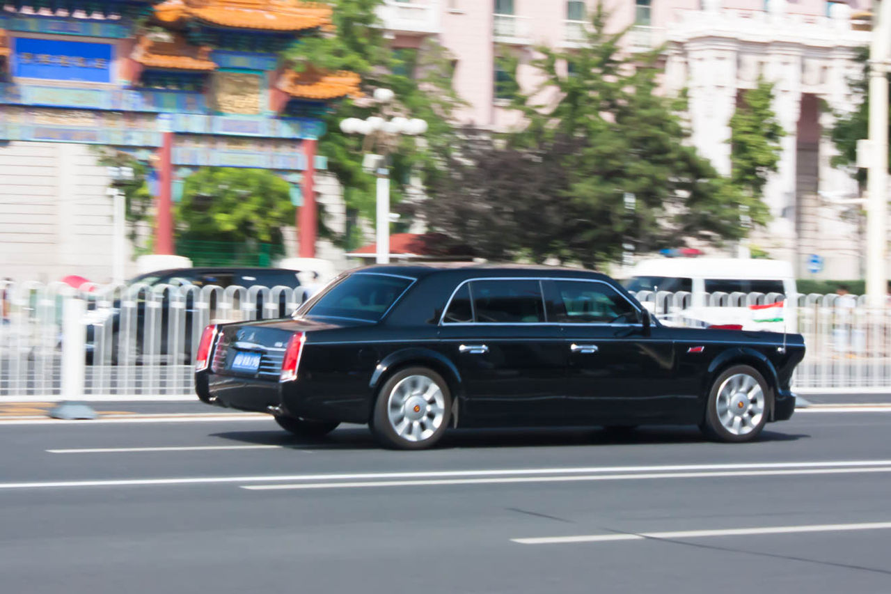 15年中国抗日戦勝70周年式典レポート3 紅旗 自動車 歌え中国革命歌