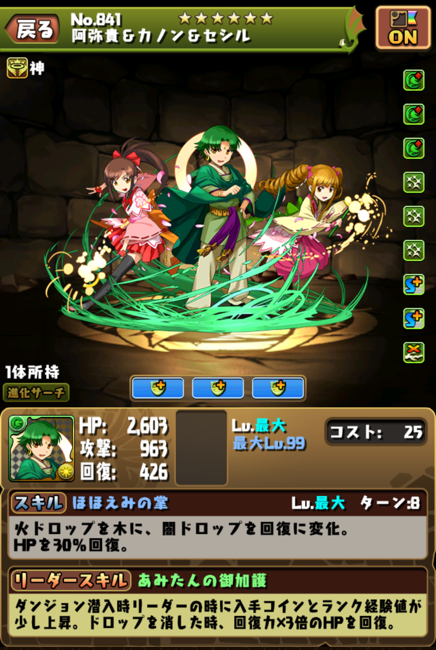 光狆 阿弥貴 超壊滅 無限回廊クリア 1f 15f解説 ヤ魔モトp入り光無効パ 狆龍のパズドラ挑戦記録