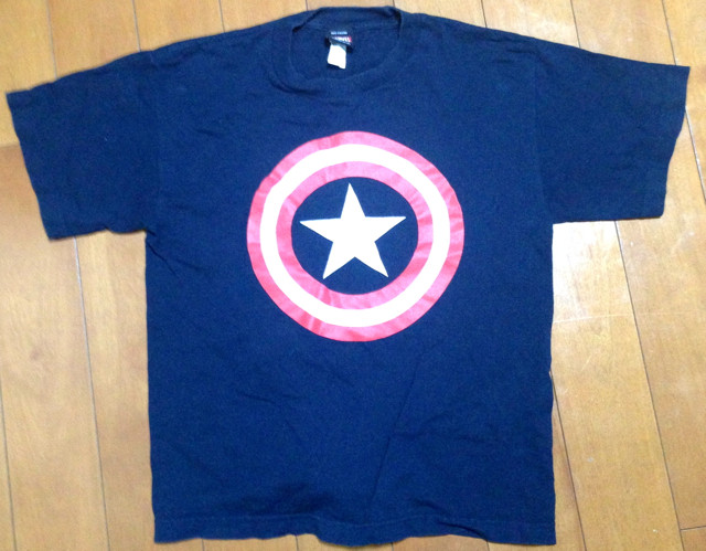 Marvel Heros キャプテンアメリカtシャツ ランラン日記王