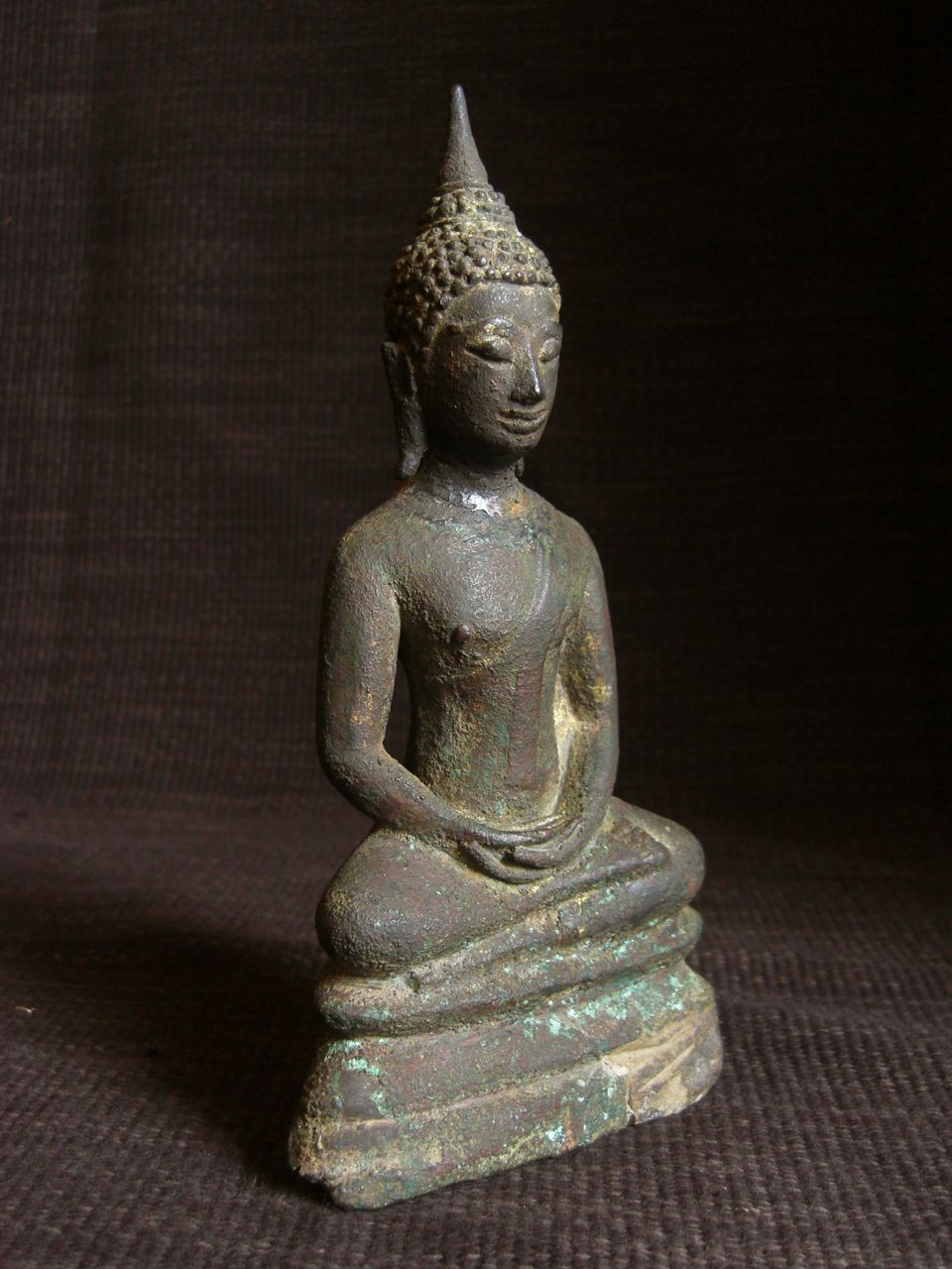 信頼 仏教美術 塑像 化仏 光背 仏像 アユタヤ - 彫刻/オブジェクト