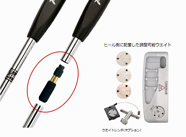 イーデルパターはインナーウエイトが安定感を増幅させる