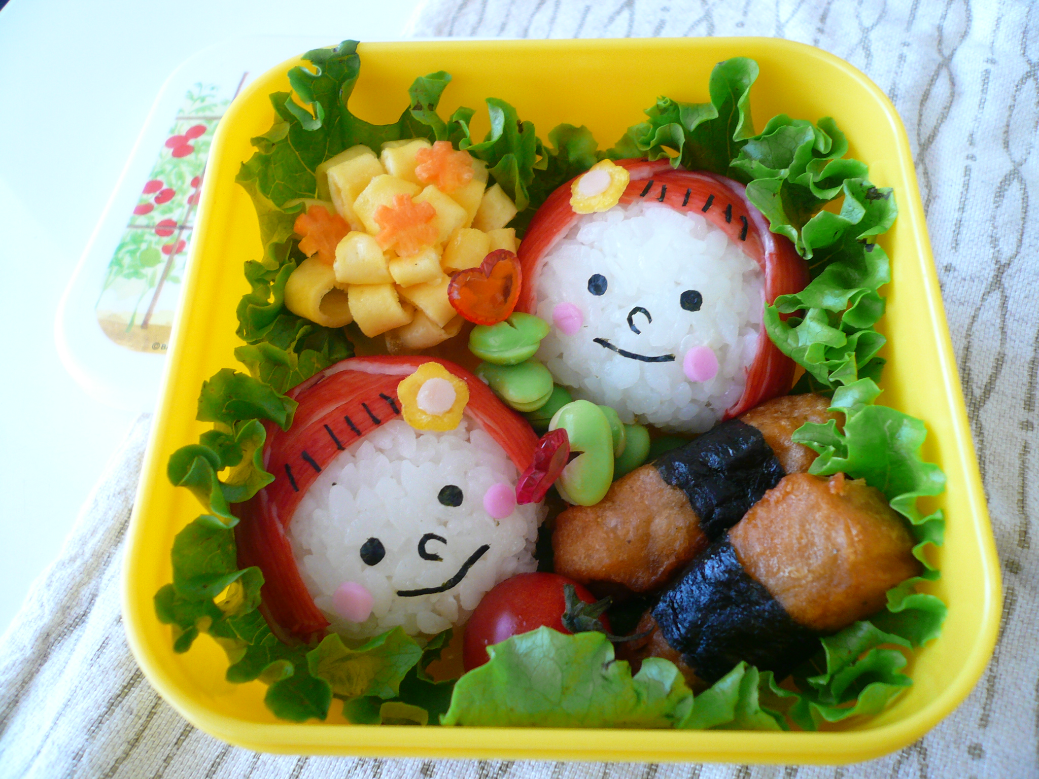 赤毛の女の子のお弁当 ﾁﾋﾟﾛﾝのお弁当blog