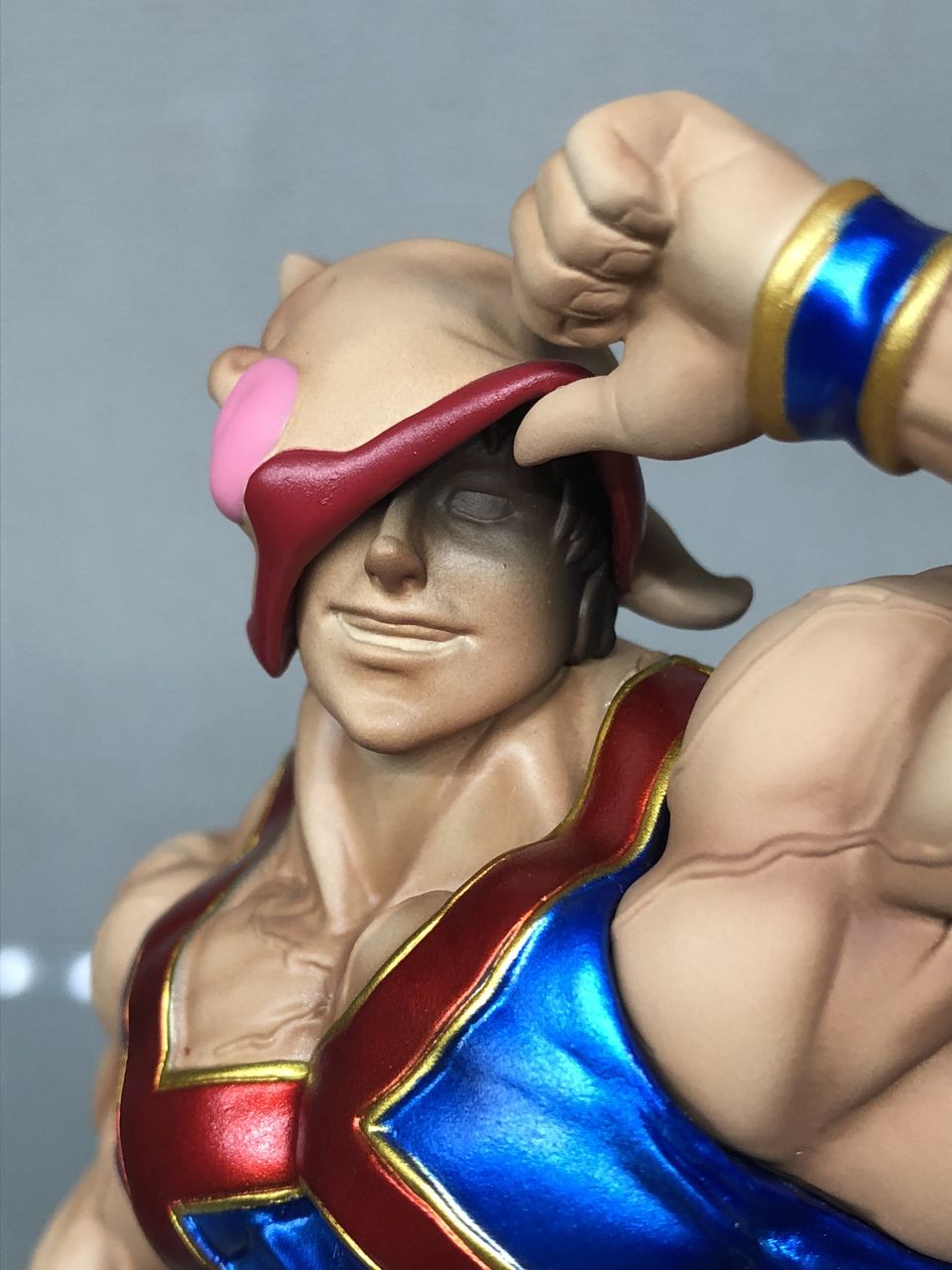 美品 CCP キン肉マン フェイスフラッシュ ブルーメタリック 墓場の画廊