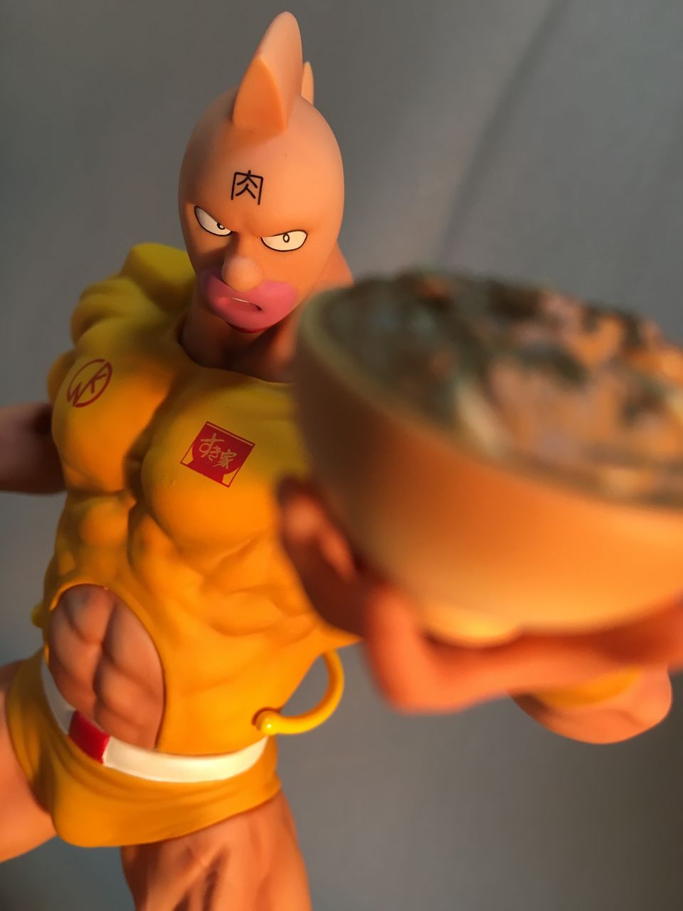 すき家 牛丼の具×キン肉マン特製フィギュアセット イエローver すき家 牛丼の具×キン肉マン特製フィギュアセット イエローver