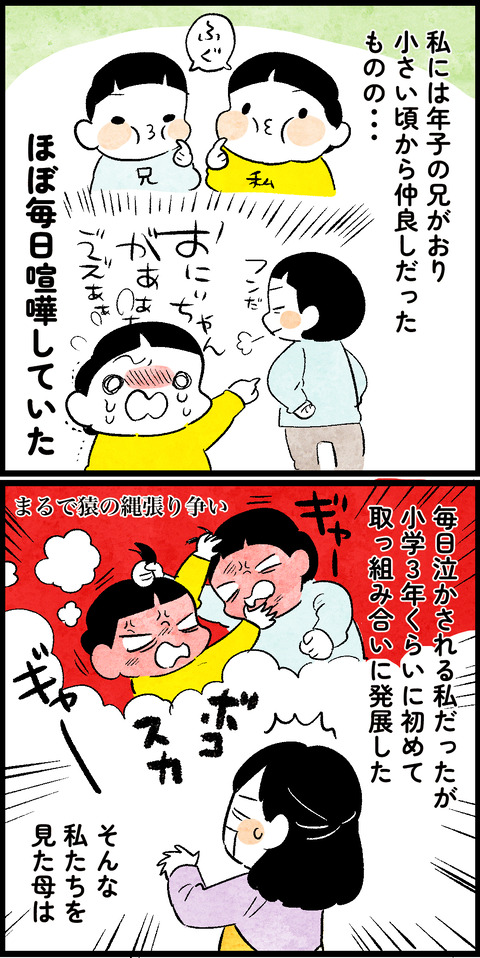 兄の思い出喧嘩編2