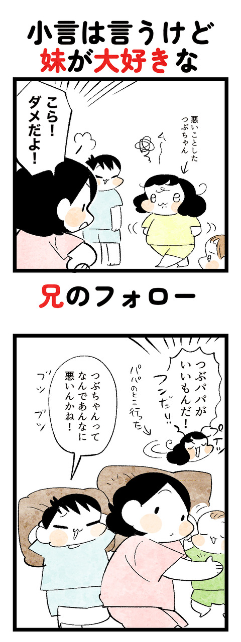 兄のフォロー1