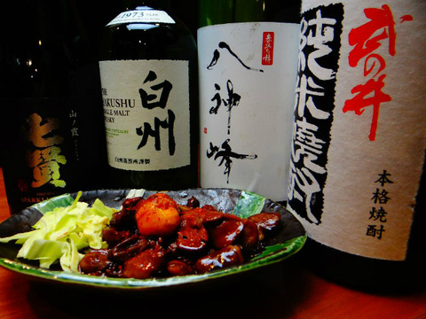 酒、つまみ