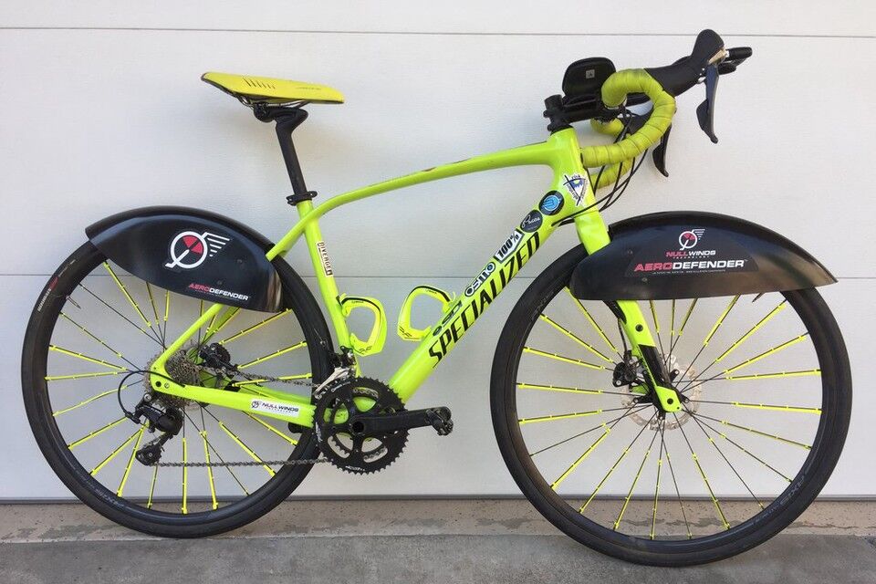 マッドガードで20%のエアロ効果な話 : しがないリーマンと自転車の話