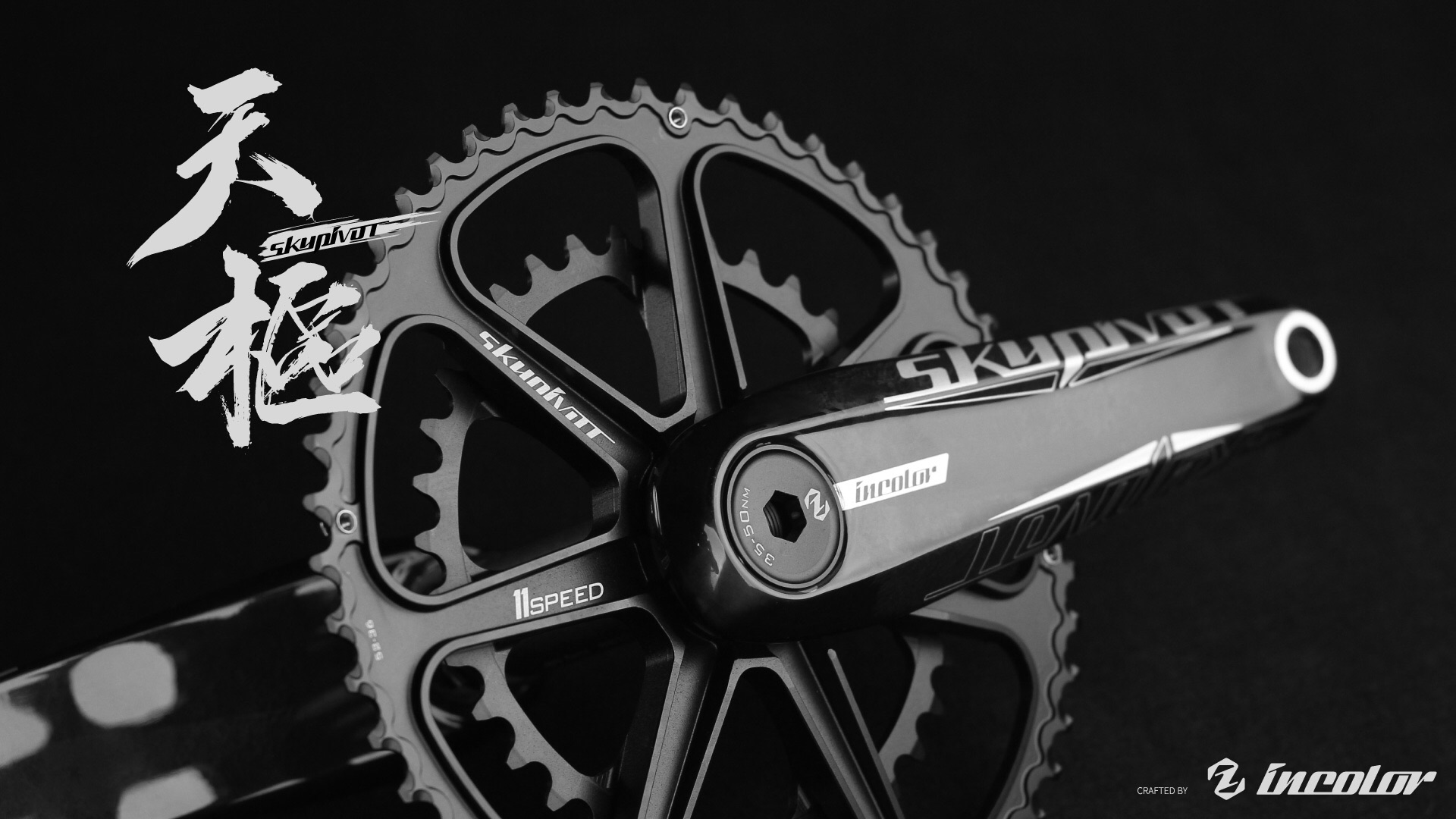 カーボンクランク ローター ALDHU CARBON 待望のロード用ダイレクトマウント式