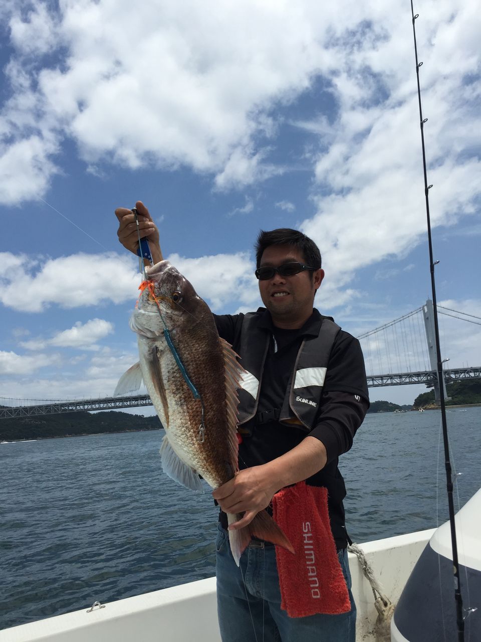 下津井沖 タイラバ 釣 てくてく Cho Teku Teku