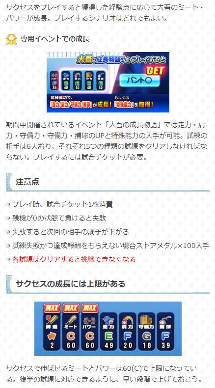 メジャーセカンドコラボ 大吾の成長物語は今回もサクセス要求されるならサクp貯めておいた方がええんか パワプロアプリ パワプロスマホアプリまとめ メジャーセカンドコラボ 大吾の成長物語は今回もサクセス要求されるならサクp貯めておいた方がええんか パワプロアプリ パワプロスマホアプリまとめ