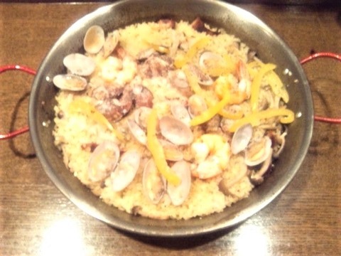 あさりパエリア