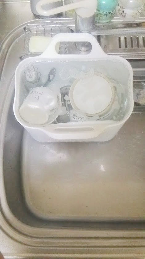 お気に入り シンクで邪魔にならない洗い桶 食器の泡風呂 楽々ため洗い