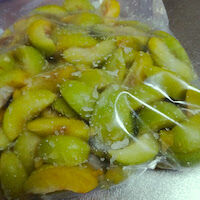 年トライ 梅仕事 割梅のカリカリ漬け 1 簡単 電子レンジで梅仕事 レンチン梅