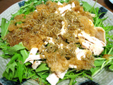 簡単ダイエットレシピ ささみと水菜のおろしサラダ