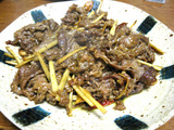 簡単ダイエットレシピ 牛肉とゴボウのカレースタミナ炒め