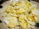 簡単ダイエットレシピ キャベツと麩(ふ)炒め