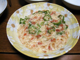 簡単ダイエットレシピ オクラの梅とろろ