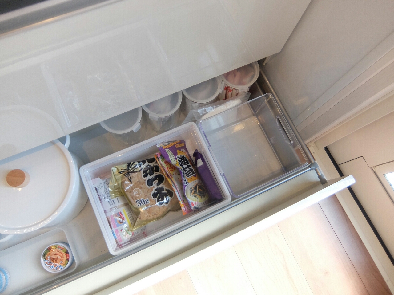 ニトリの 整理トレー で見える収納に レトルト食品編 Makelife ゆとり時間で しあわせプラス Powered By ライブドアブログ