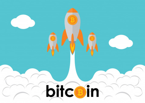 rockets-with-bitcoin-logo-in-flat-design-style-vector_7441-39